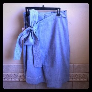 Halogen Denim Skirt